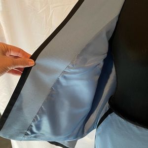 Black Label blue/black skirt suit